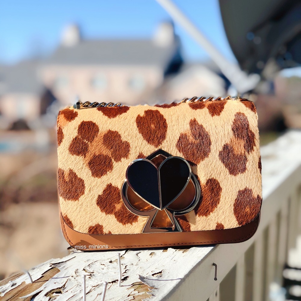 Kate Spade Nicola Twistlock Haircalf Crossbody